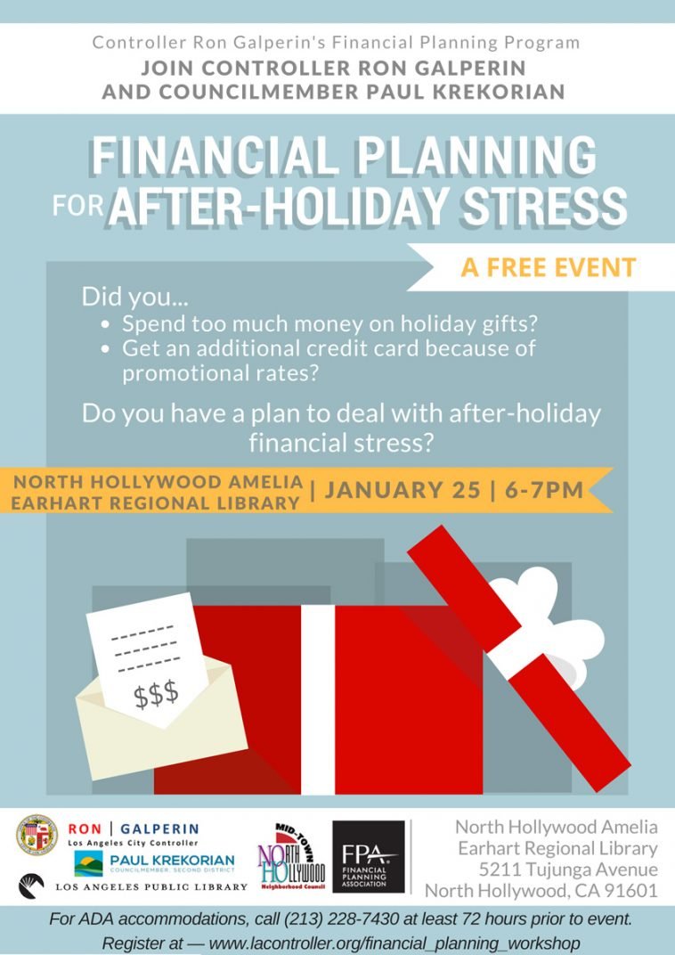 Financial Planning for After-Holiday Stress Workshop