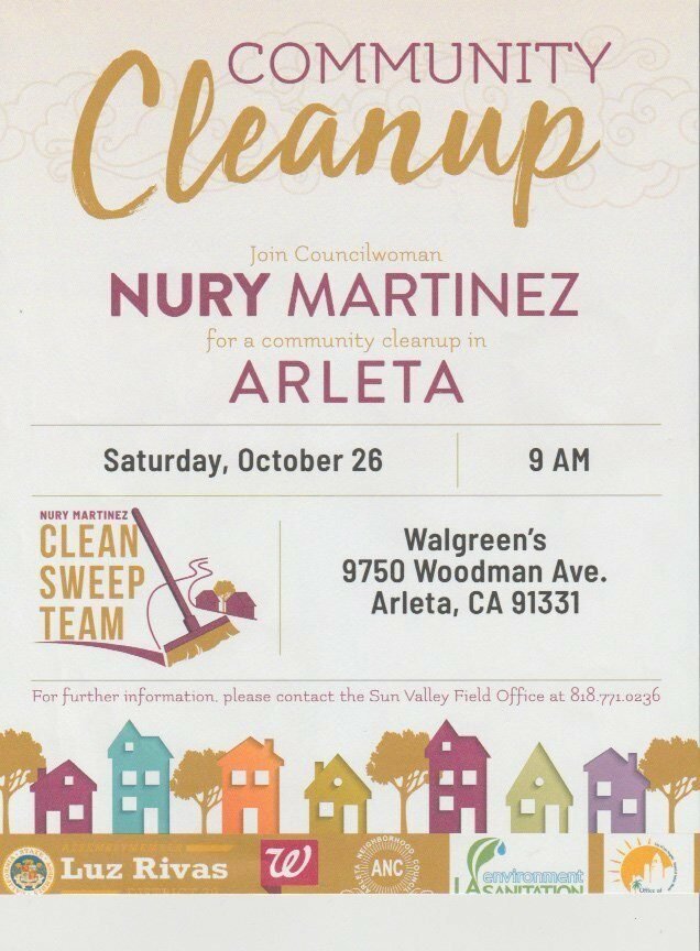 Arleta Community Cleanup this Saturday