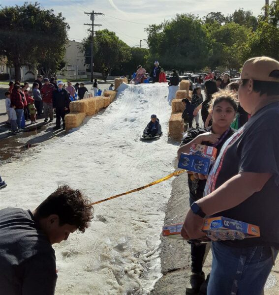 Miracle In Mission 2023 -16 snow sledding