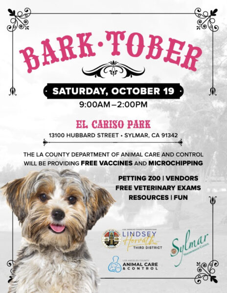 Bark-Tober 2024 flier 2