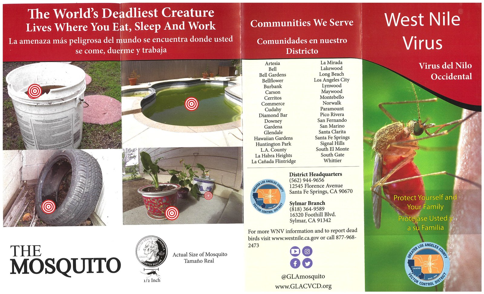 West Nile Virus: Symptoms and Prevention Tips / Virus del Nilo Occidental: Síntomas y Consejos de Prevención